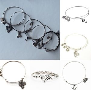Alex and Ani | 5 Bracelets | Silver |